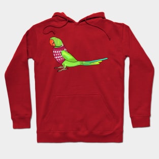 Kevin the Festive Parakeet Hoodie